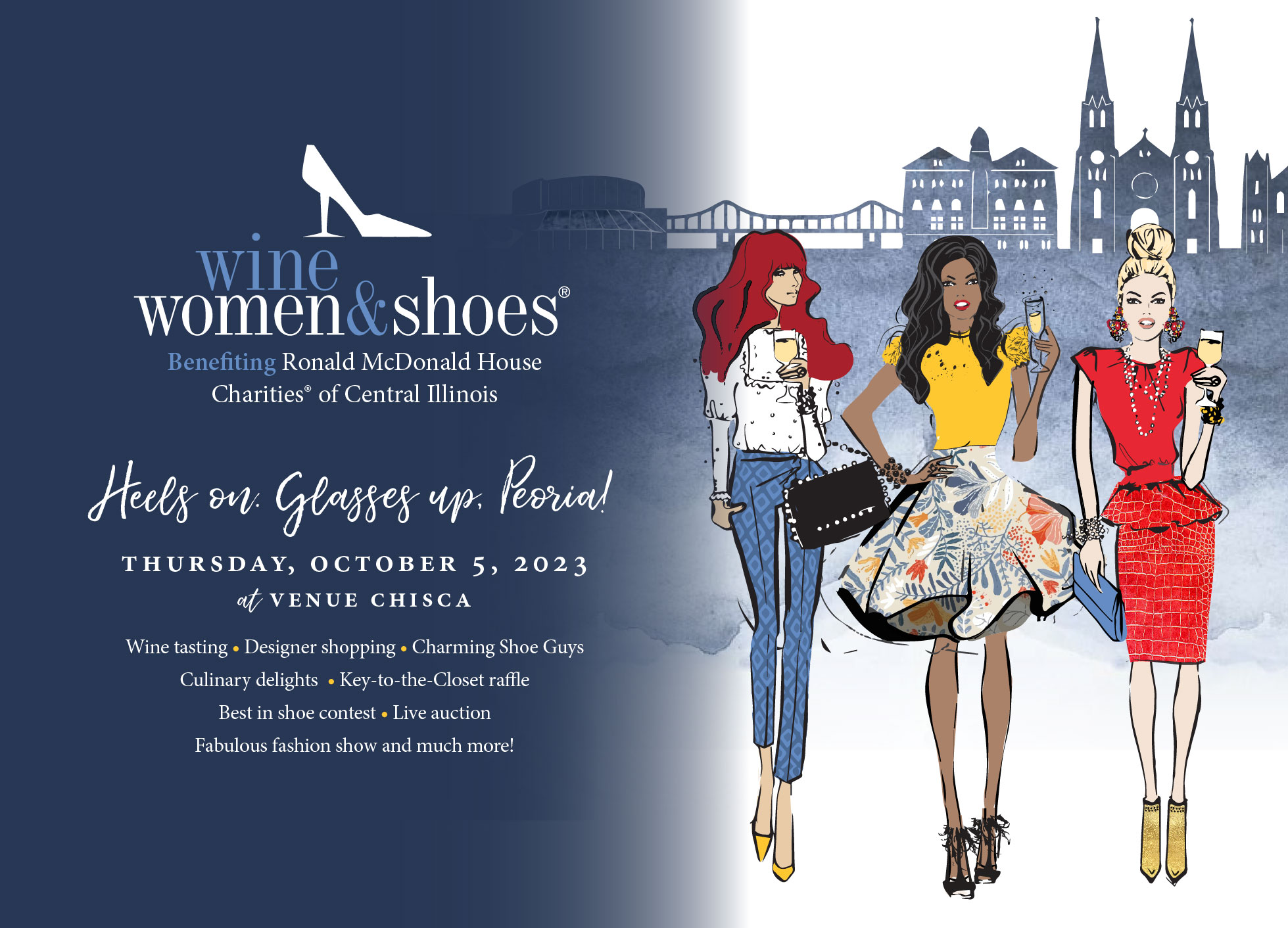 Peoria, IL 2023 Wine Women & Shoes